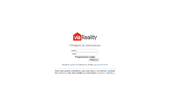 Desktop Screenshot of client.viareality.cz